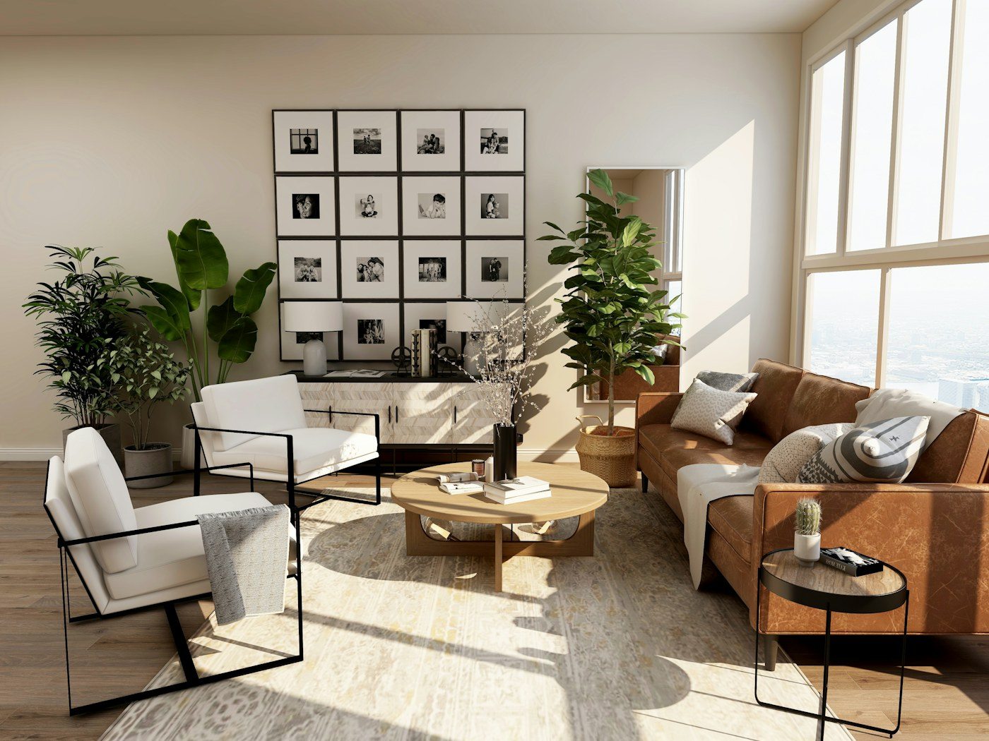 Contemporary living space